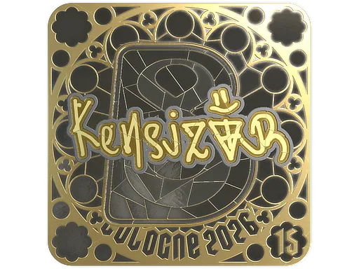 印花 | kensizor (金色,排名) | 2026年科隆锦标赛