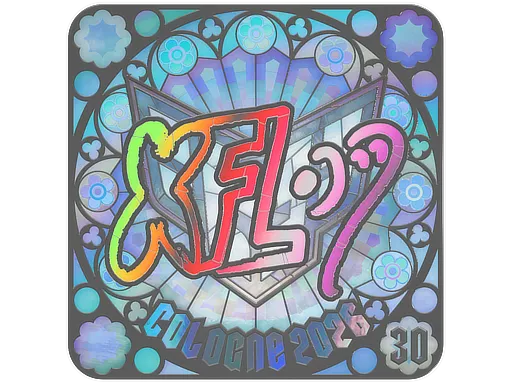 印花 | xfl0ud (全息，排名) | 2026年科隆锦标赛