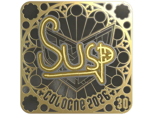 印花 | susp (金色，排名) | 2026年科隆锦标赛