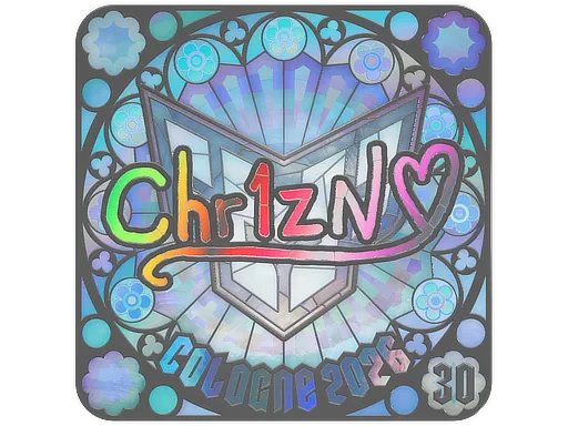 印花 | Chr1zN (全息,排名) | 2026年科隆锦标赛