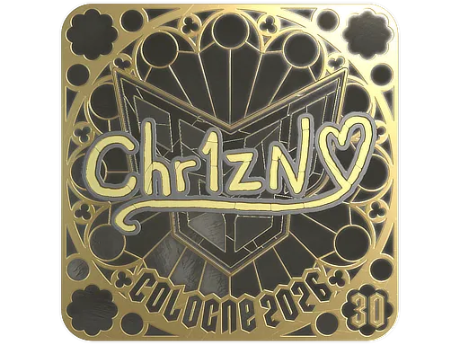 印花 | Chr1zN (金色,排名) | 2026年科隆锦标赛