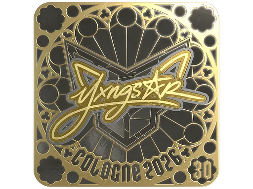 印花 | yxngstxr (金色，排名) | 2026年科隆锦标赛