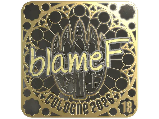 印花 | blameF (金色，排名) | 2026年科隆锦标赛