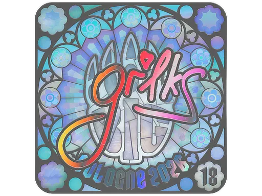 印花 | gr1ks (全息，排名) | 2026年科隆锦标赛