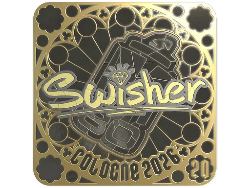 印花 | Swisher (金色,排名) | 2026年科隆锦标赛