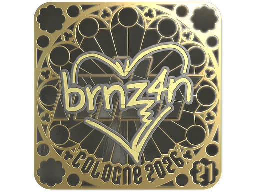印花 | brnz4n (金色,排名) | 2026年科隆锦标赛