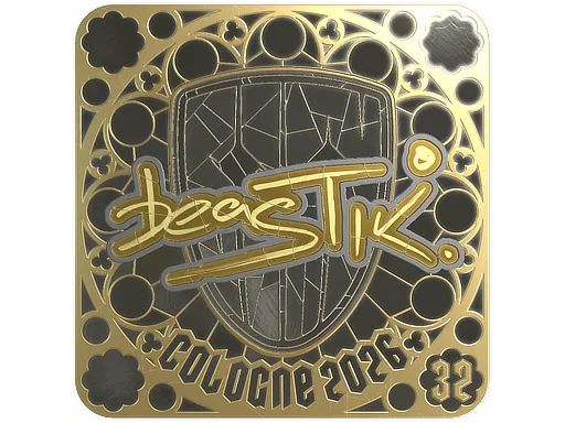 印花 | beastik (金色，排名) | 2026年科隆锦标赛