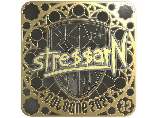 印花 | stressarN (金色，排名) | 2026年科隆锦标赛