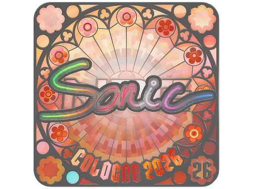 印花 | Sonic (全息，排名) | 2026年科隆锦标赛
