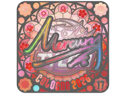 印花 | Mercury (全息，排名) | 2026年科隆锦标赛
