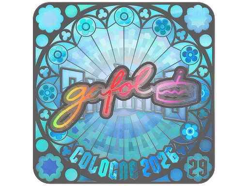 印花 | gafolo (全息，排名) | 2026年科隆锦标赛