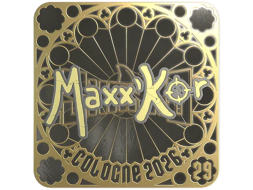 印花 | maxxkor (金色，排名) | 2026年科隆锦标赛