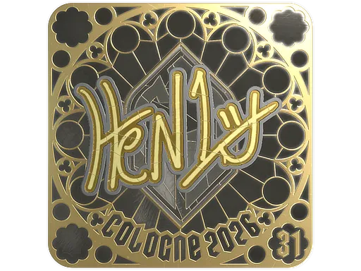 印花 | HEN1 (金色，排名) | 2026年科隆锦标赛