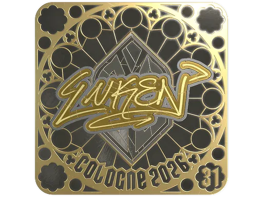印花 | luken (金色，排名) | 2026年科隆锦标赛