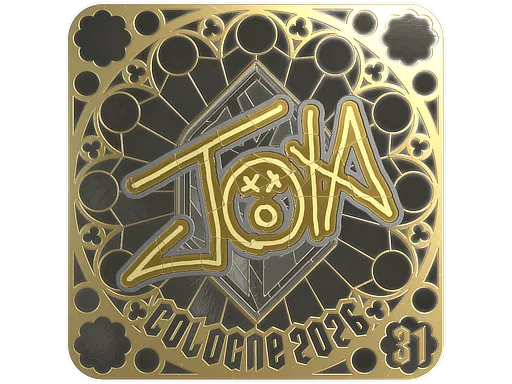 印花 | JOTA (金色，排名) | 2026年科隆锦标赛