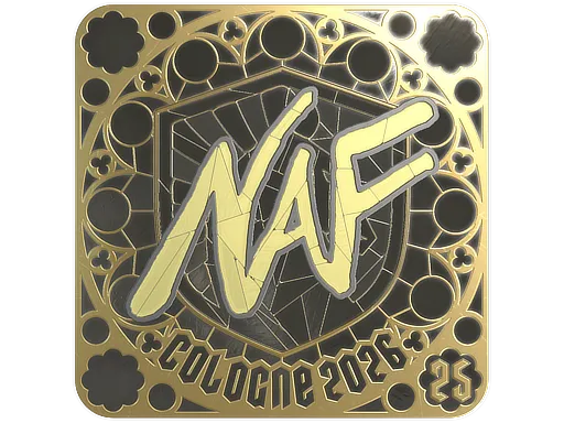 印花 | NAF (金色，排名) | 2026年科隆锦标赛