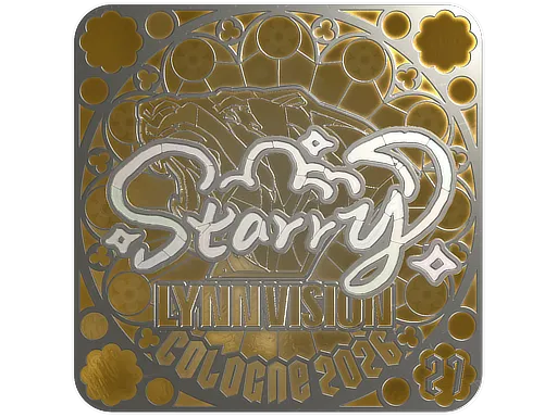 印花 | Starry (闪亮，排名) | 2026年科隆锦标赛