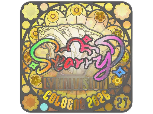 印花 | Starry (全息，排名) | 2026年科隆锦标赛