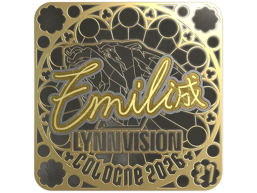 印花 | EmiliaQAQ (金色,排名) | 2026年科隆锦标赛
