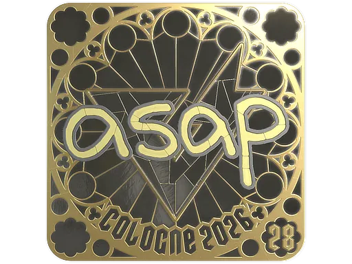 印花 | asap (金色，排名) | 2026年科隆锦标赛