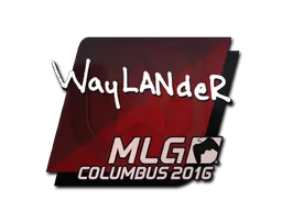 印花 | wayLander | 2016年 MLG 哥伦布锦标赛
