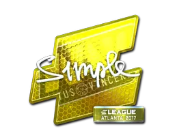印花 | s1mple（闪亮）| 2017年亚特兰大锦标赛
