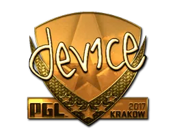 印花 | device（金色）| 2017年克拉科夫锦标赛