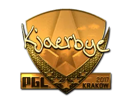 印花 | Kjaerbye（金色）| 2017年克拉科夫锦标赛