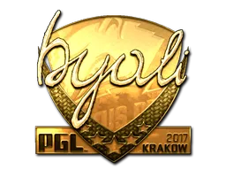 印花 | byali（金色）| 2017年克拉科夫锦标赛