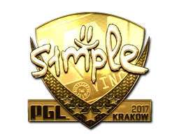 印花 | s1mple(金色)| 2017年克拉科夫锦标赛