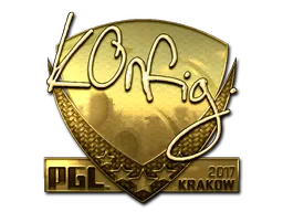 印花 | k0nfig（金色）| 2017年克拉科夫锦标赛