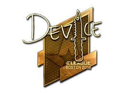 印花 | device(金色)| 2018年波士顿锦标赛