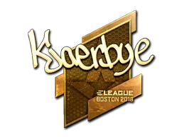 印花 | Kjaerbye（金色）| 2018年波士顿锦标赛