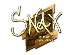 印花 | Snax(金色)| 2018年波士顿锦标赛
