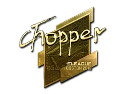 印花 | chopper（金色）| 2018年波士顿锦标赛