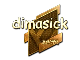印花 | dimasick（金色）| 2018年波士顿锦标赛