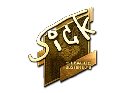 印花 | SicK（金色）| 2018年波士顿锦标赛