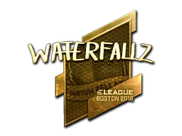 印花 | waterfaLLZ（金色）| 2018年波士顿锦标赛