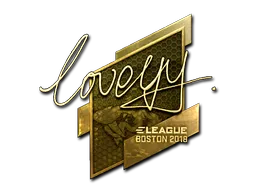 印花 | LoveYY（金色）| 2018年波士顿锦标赛