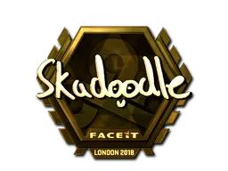 印花 | Skadoodle(金色)| 2018年伦敦锦标赛