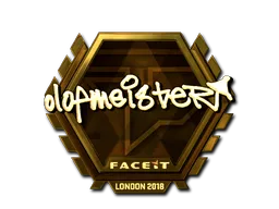 印花 | olofmeister(金色)| 2018年伦敦锦标赛