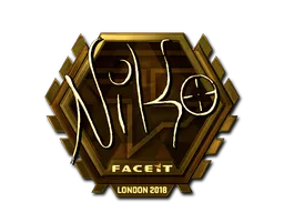 印花 | NiKo（金色）| 2018年伦敦锦标赛