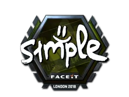 印花 | s1mple(闪亮)| 2018年伦敦锦标赛