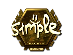 印花 | s1mple(金色)| 2018年伦敦锦标赛
