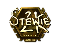 印花 | Stewie2K(金色)| 2018年伦敦锦标赛