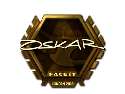 印花 | oskar（金色）| 2018年伦敦锦标赛