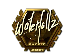 印花 | waterfaLLZ（金色）| 2018年伦敦锦标赛