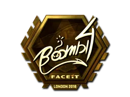 印花 | Boombl4(金色)| 2018年伦敦锦标赛