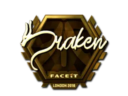印花 | draken(金色)| 2018年伦敦锦标赛