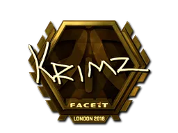 印花 | KRIMZ（金色）| 2018年伦敦锦标赛